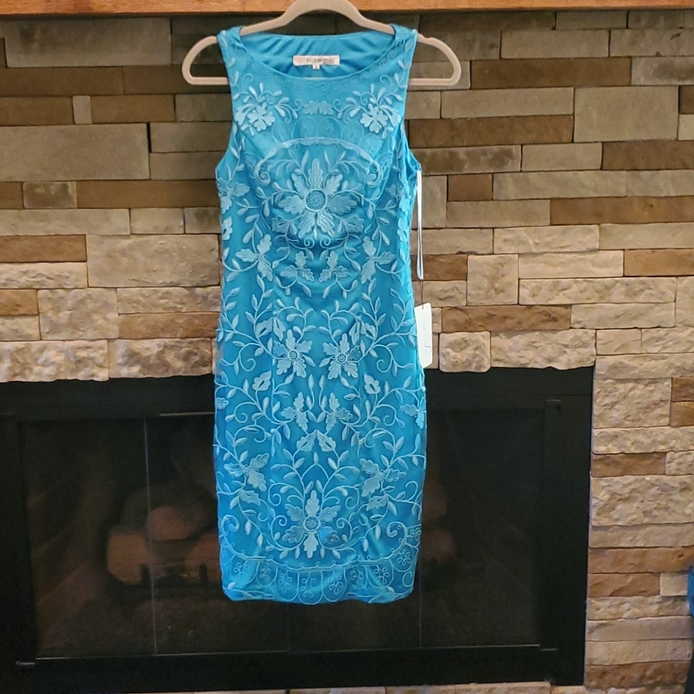 NWT Sue Wong embroidered lace dress size 4